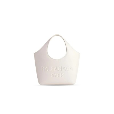 BALENCIAGA WOMEN'S MARY-KATE TOTE BAG SMALL IN WHITE 7470362AAOS9914 (23.9*23.9*10.9cm)